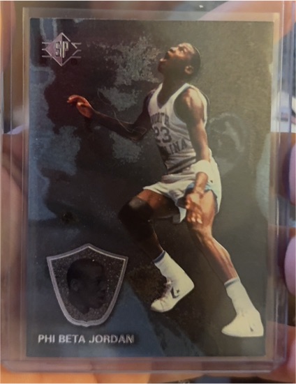 1998 Upper Deck SP Top Prospects Phi Beta Jordan Michael Jordan #J4 — front