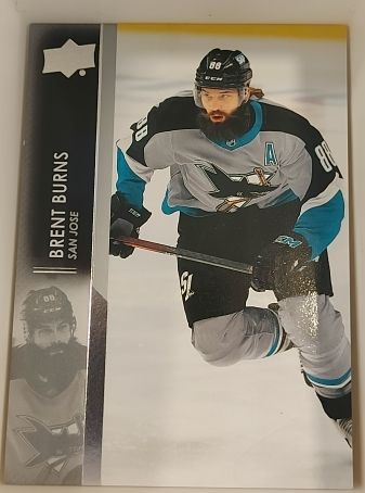 2021-22 Upper Deck Series 1 #147 Brent Burns — front