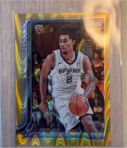 2025-26 Topps Chrome #252 Dylan Harper — front