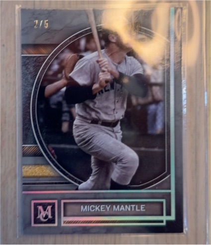 2025 Topps Museum Collection #71 Mickey Mantle — front