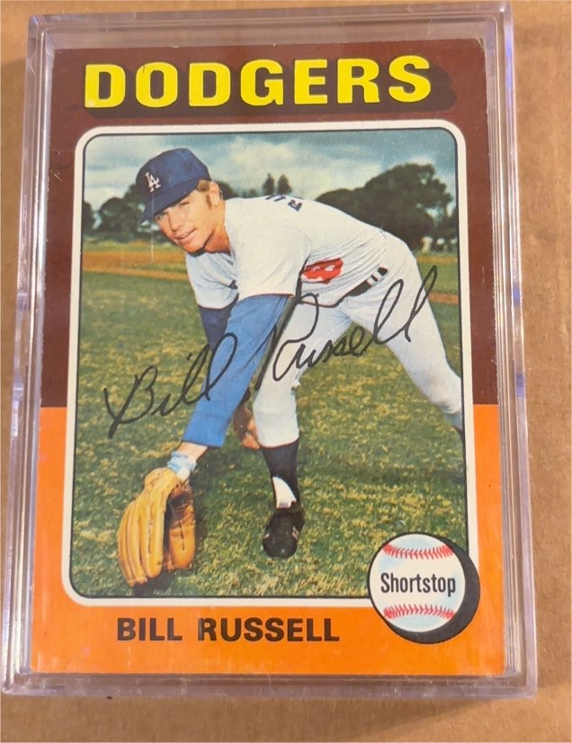 1975 Topps #23 Bill Russell — front
