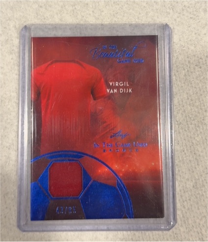 2025 Leaf In The Beautiful Game #14/35 Virgil Van Dijk — front