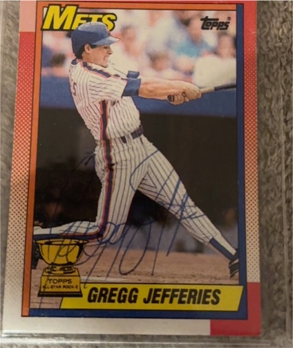 1990 Topps #457 Gregg Jefferies — front