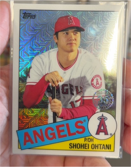 2020 Topps Silver Pack 1985 Topps Chrome #85C-2 Shohei Ohtani — front