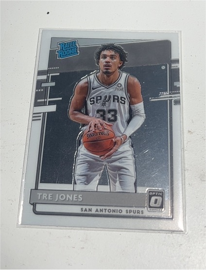 2020-21 Panini Donruss Optic #188 Tre Jones — front