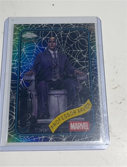 2025 Topps Chrome Marvel #27 Professor Xavier — front