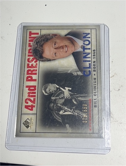 2008 Upper Deck SP Legendary Cuts #137 Bill Clinton — front