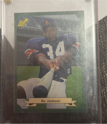 1987 Classic Games #15 Bo Jackson — front
