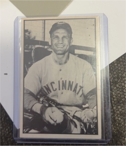 1953 Bowman Black and White #7 Andy Seminick — front