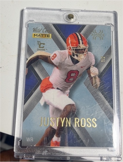 2022 Wild Card Matte X-Plode #MXP-28 Justyn Ross — front