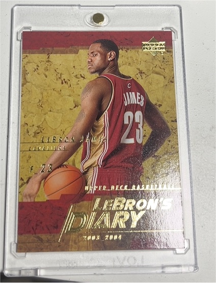 2003-04 Upper Deck #LJ9 LeBron James LeBron's Diary — front