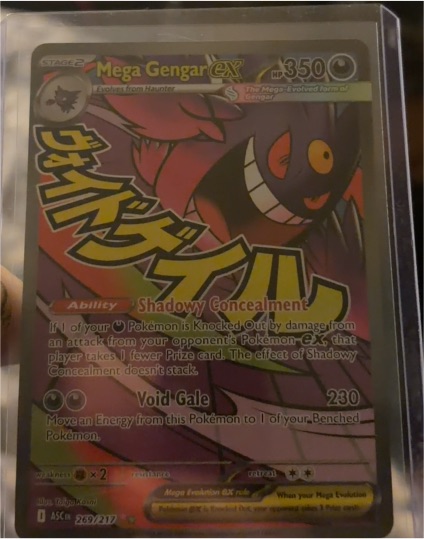 2026 Pokémon Ascended Heroes #269/217 Mega Gengar EX — front