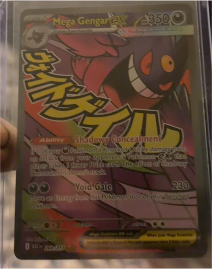 2026 Pokémon Ascended Heroes #269/217 Mega Gengar EX — front