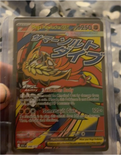 2020 Pokémon Mega Hawlucha EX #268/217 — front