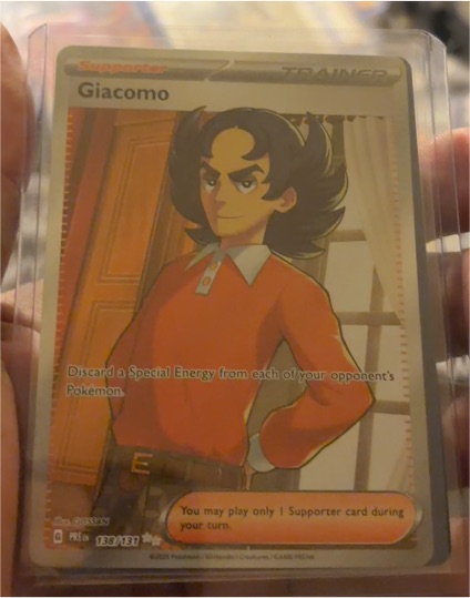 2022 Pokémon TCG Sv: Prismatic Evolutions #138 Giacomo — front
