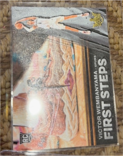 2023-24 Panini Court Kings #1 Victor Wembanyama First Steps Rookie — front