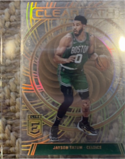 2023-24 Donruss Elite #16 Jayson Tatum Clear Path — front