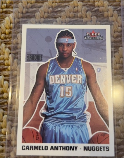 2003 Fleer Tradition #263 Carmelo Anthony — front