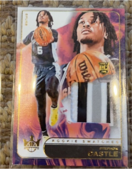 2024-25 Panini Court Kings #RJS-SPC Stephon Castle — front