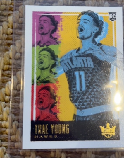 2018-19 Panini Court Kings #187 Trae Young — front