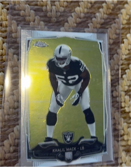 2014 Topps Chrome #184 Khalil Mack Rookie — front
