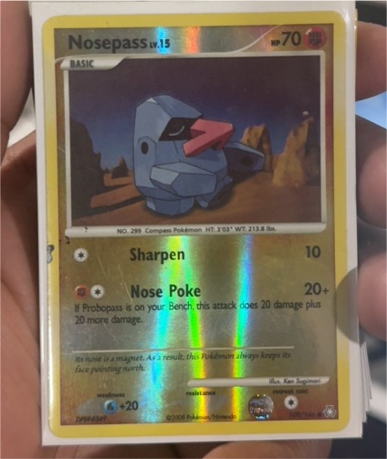 2008 Pokémon Legends Awakened #109 Nosepass — front