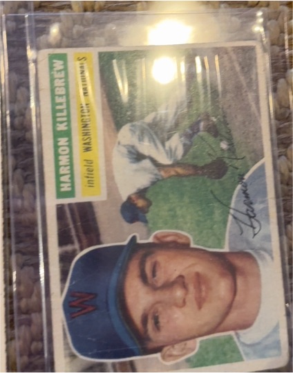 1956 Topps #164 Harmon Killebrew — front