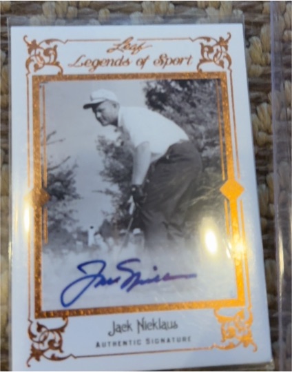 2003 Upper Deck Legends of the Links #73 Jack Nicklaus — front