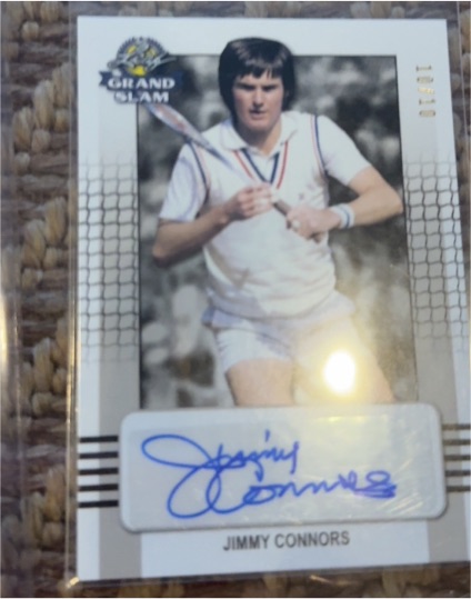 2018 Leaf Grand Slam #BA-JC1 Jimmy Connors — front