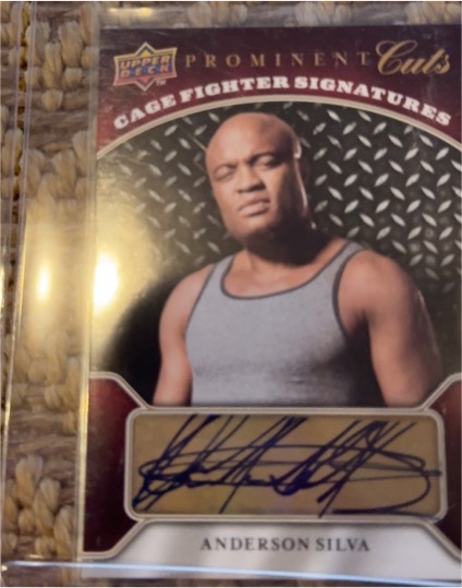 2009 Upper Deck Prominent Cuts #56 Anderson Silva — front