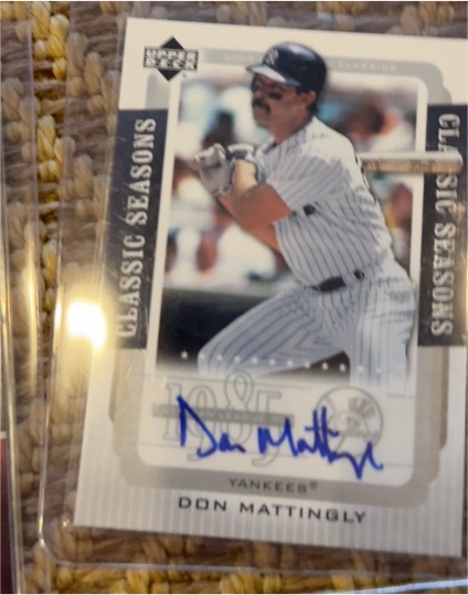 2005 Upper Deck Classics Seasons #CS-MA Don Mattingly — front