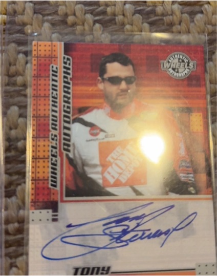 1999 Wheels Authentic Autographs #288 Tony Stewart — front