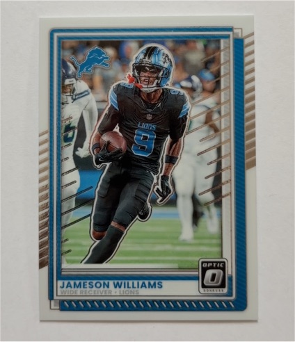 2025 Panini Donruss Optic #10 Jameson Williams — front
