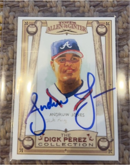 2006 Topps Allen & Ginter Dick Perez Collection #2 Andruw Jones — front