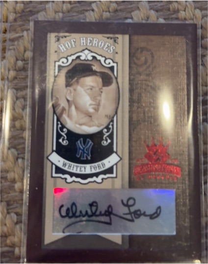 2005 Donruss Diamond Kings HOF Heroes #HH-88 Whitey Ford — front