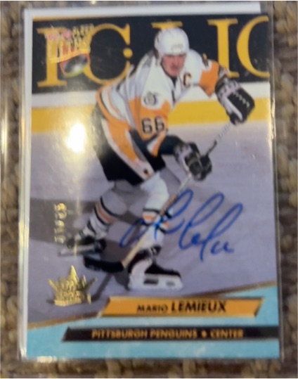 1992-93 Fleer Ultra #165 Mario Lemieux — front