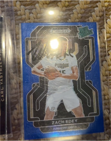 2022-23 Panini Prizm Draft Picks Rated Prospect Zach Edey #RP-ZED — front