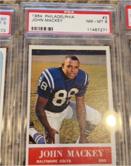 1964 Philadelphia #3 John Mackey — front