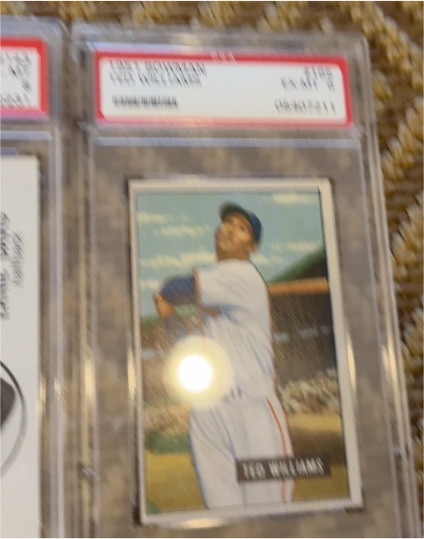 1950 Bowman #98 Ted Williams — front