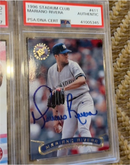 1996 Stadium Club #411 Mariano Rivera — front
