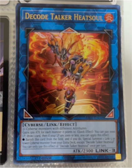 2020 Yu-Gi-Oh! RA01-EN048 Decode Talker Heatsoul — front