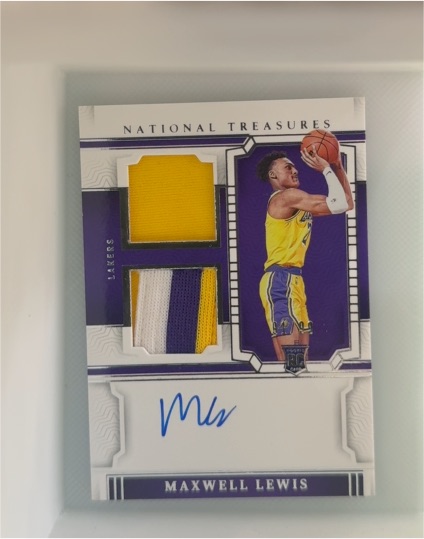 2023-24 Panini National Treasures #RD-MAX Maxwell Lewis — front