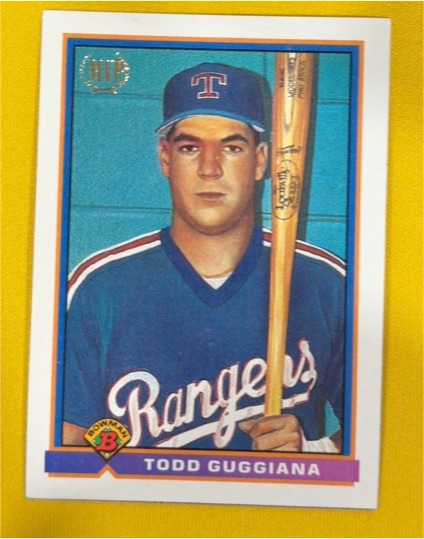 1991 Bowman #697 Todd Guggiana — front