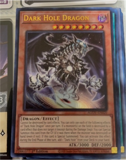2020 Yu-Gi-Oh! Age of Overlord #AGOV-EN020 Dark Hole Dragon — front