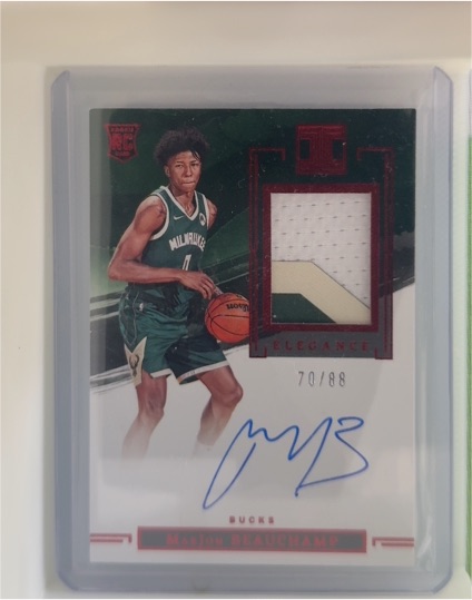 2022-23 Panini Impeccable Elegance #124 MarJon Beauchamp — front