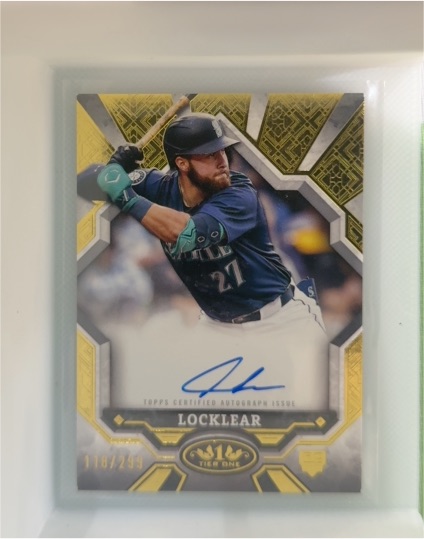 2025 Topps Tier One Break Out Autographs #BOA-TL Tyler Locklear — front