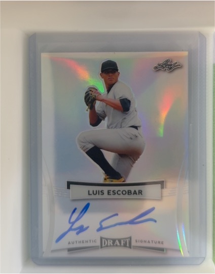2017 Leaf Metal Draft #BA-LE1 Luis Escobar — front