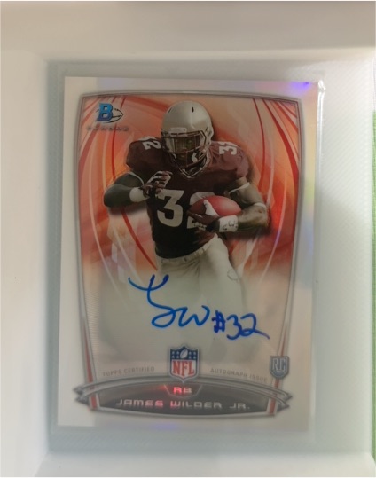 2014 Bowman Chrome #73 James Wilder Jr. — front