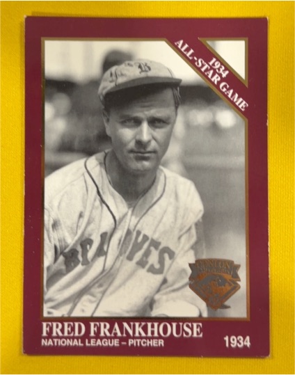 1994 Conlon Collection #1110 Fred Frankhouse 1934 All-Star Game Braves — front