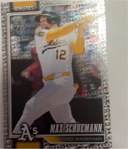 2026 Topps Series 1 Spring Training #225 Max Schuemann — front
